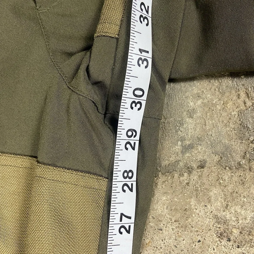 Vintage L.L. Bean Canvas Carpenter Pants Size 40 Green Briar Guard Brush Hunting